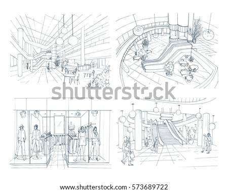Shopping Center Illustration - Download Free Vector Art, Stock ... Shopping Center Illustration - Download Free Vector Art, Stock ...