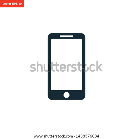 SMARTPHONE VECTOR ICON DESIGN TEMPLATE