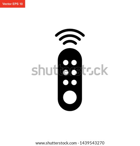 remote control TV icon vector design