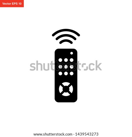 remote control TV icon vector design