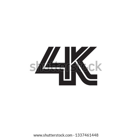 Initial Letter 4K Linked Design Logo Template