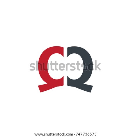 Initial Letter QQ Design Logo