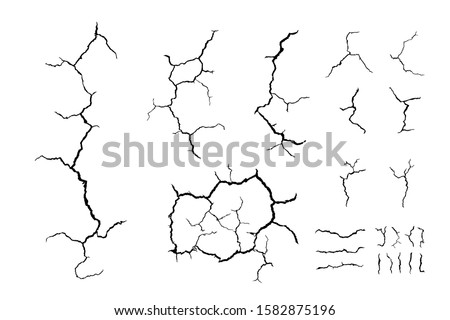 Similar – Foto Bild und die abstrakte, rissigen Sandtextur