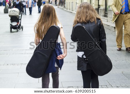 Similar – Image, Stock Photo Violin in violin case