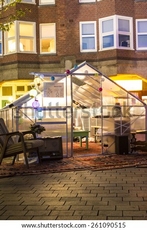 Amsterdam, The Netherlands, 12-14 September 2014, at West\'ival, a free open air Cinema and culture festival on Mercatorplein. art installation, close encounter