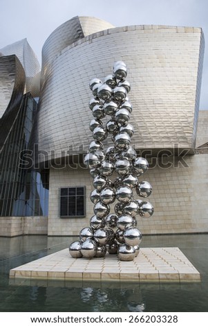 BILBAO, SPAIN - MARCH 19, 2015: Sculpture \