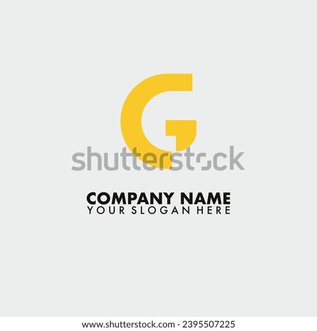 Creative Initial letter G logo vector.