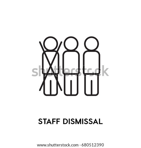 Staff Dismissal Vector Icon