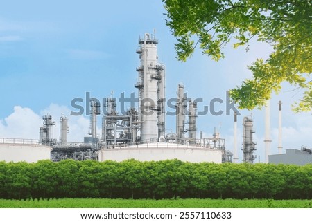 Similar – Image, Stock Photo Chimney Tree Factory Sky