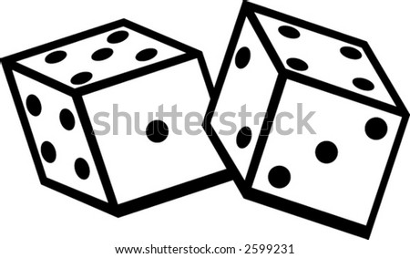 Dice Stock Vector Illustration 2599231 : Shutterstock