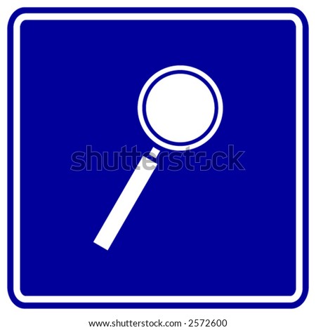 magnifier sign