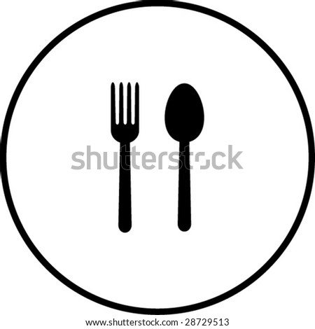 fork and spoon symbol