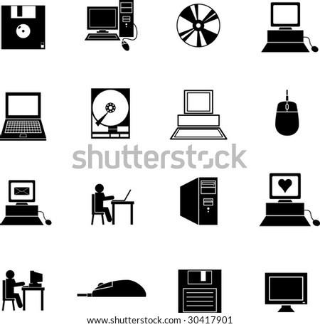 computer symbols set