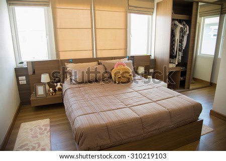 Interior of modern room or bed room, Classic luxury bedroom with decoration, Modern bedroom with decoration,