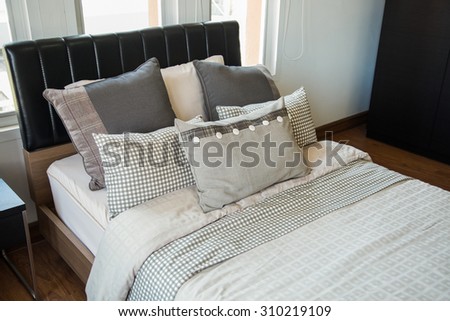 Interior of modern room or bed room, Classic luxury bedroom with decoration, Modern bedroom with decoration,