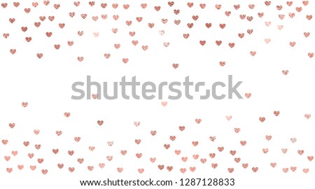 Image, Stock Photo A small rose gold scissor and a piece of rope on grey background