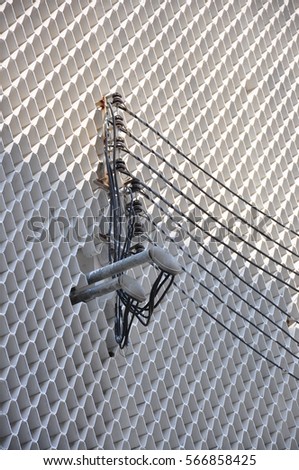 Similar – Image, Stock Photo room divider Bridge Sky