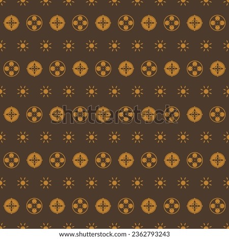 Illusion of seamless with element louis vuitton pattern backgrounds