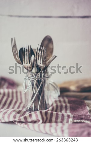 Rustic dinnerware