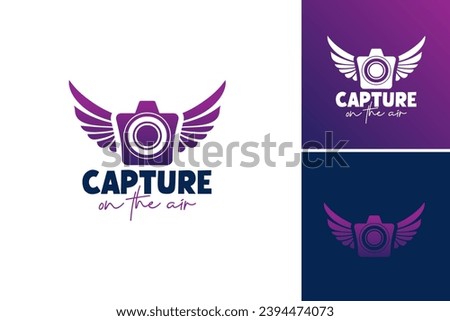 Capture on the Air Logo refers to a logo design related to aerial or drone photography. It's suitable for businesses or professionals in the aerial photography and videography industry.