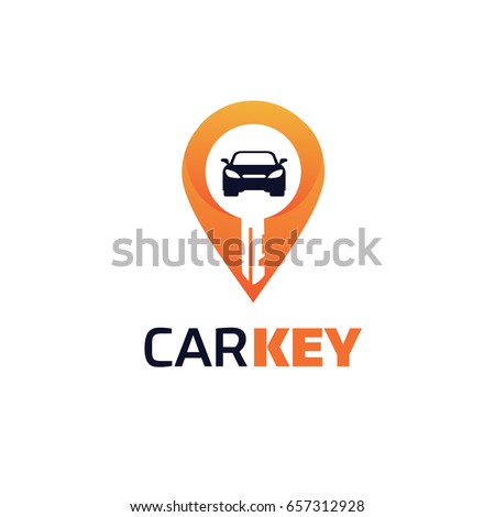 Car Point Key Logo Template Designs