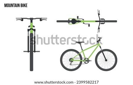 Similar – Image, Stock Photo View of bicycle and tall trees in Yosemite Valley. May 2022