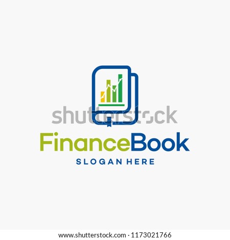 Finance Book Logo designs concept vector, Finance Document logo template