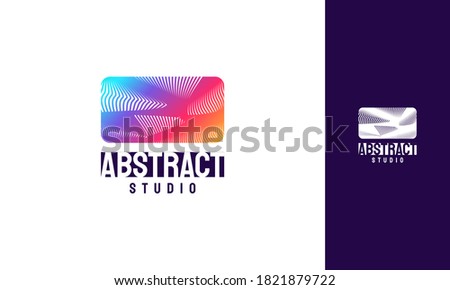 Abstract Studio Logo design. Abstract shape. Vector illustration