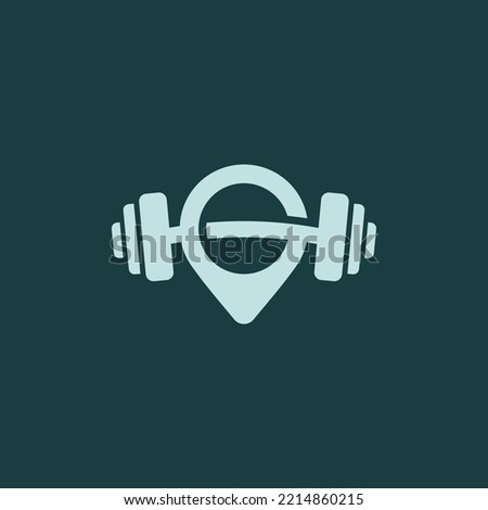 Gym Point logo designs concept vector, Fitness center logo symbol icon