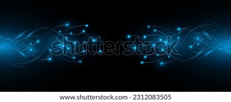 Futuristic digital background with glowing neural connectors analyze big data. Artificial intelligence and Neural network concept. Vector illustration. EPS 10. Сток-фото © 