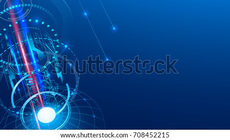 Aerospace communications abstract background. VECTOR