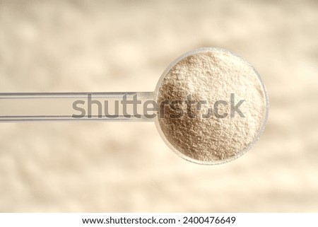 Similar – Image, Stock Photo pink plastic scoop and cleaning brush on a yellow background