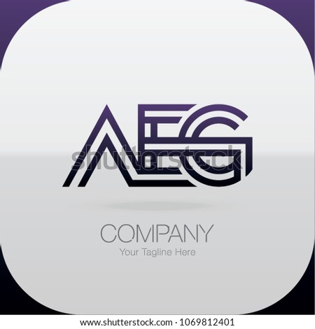 Logo Letter Combinations A, E and G. 3 Letter Combinations