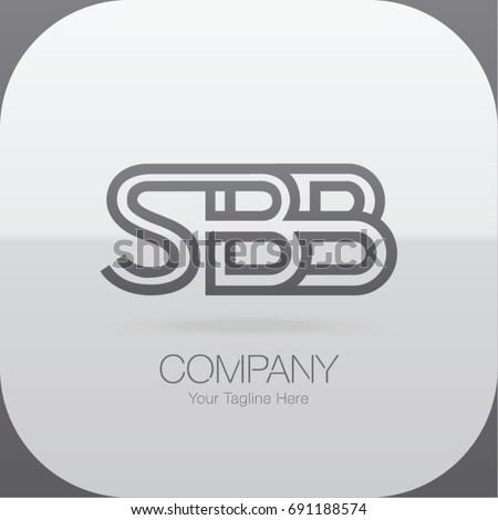 Logo Letter Combinations S, B and B. 3 Letter Logo Combinations 