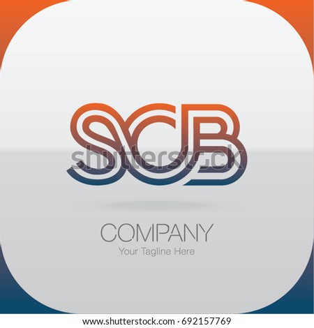 Logo Letter Combinations S, C and B. 3 letter combinations