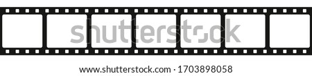 filmstrip Logo Template vector illustration design