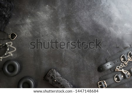 Similar – Image, Stock Photo Heavy metal music wih headphones