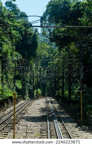 Similar – Image, Stock Photo Cogwheels and overhead line of the Berlin tram