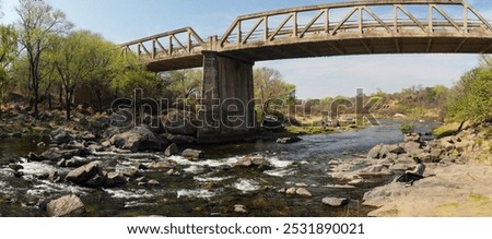 Similar – Foto Bild Brücke über dem Rio Negro