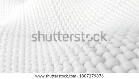 Similar – Image, Stock Photo fragment of knitted fabric from light brown wool of a sheep