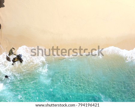 Beach sand sea water summer background. Sand beach desert texture