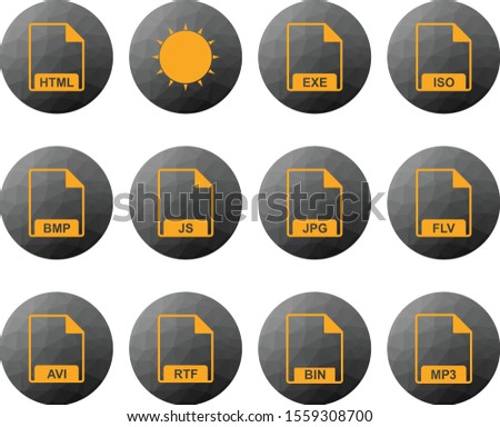12 Universal icon sheet for your project. file formats.
   
