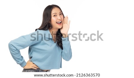 Similar – Image, Stock Photo Calling someone. Like this gorgeous girl dressed in a shiny dress. At the hotel. While getting comfy in white sheets.