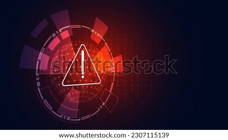 Abstract Risk Warning Symbol Danger Concept Background Speed Background Computer hacking, warning, being invaded by viruses, spyware, malware, trojans