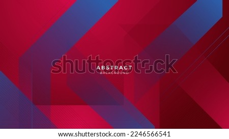 Dark blue red banner geometric shapes abstract background geometry shine and layer element vector for presentation design. Suit for business, corporate, institution, party, festive, seminar, and talks