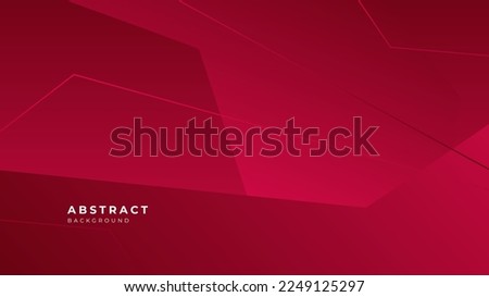 Dark red banner geometric shapes abstract background geometry shine and layer element vector for presentation design. Suit for business, corporate, institution, party, festive, seminar, and talks