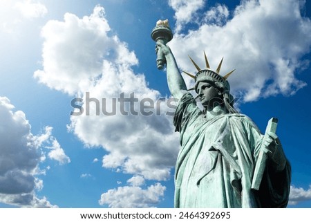 Similar – Image, Stock Photo Statue of Liberty and the Rainbow Bridge in Odaiba, Tokyo