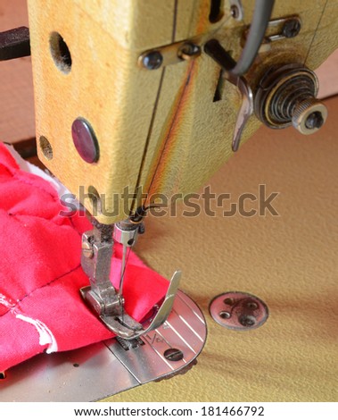 Sewing and fabric that are sewn not placed together.