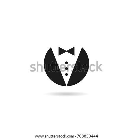 butler gentleman icon  vector business man symbol