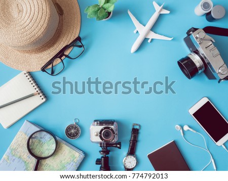 Similar – Image, Stock Photo Vintage camera on top of a stack of books